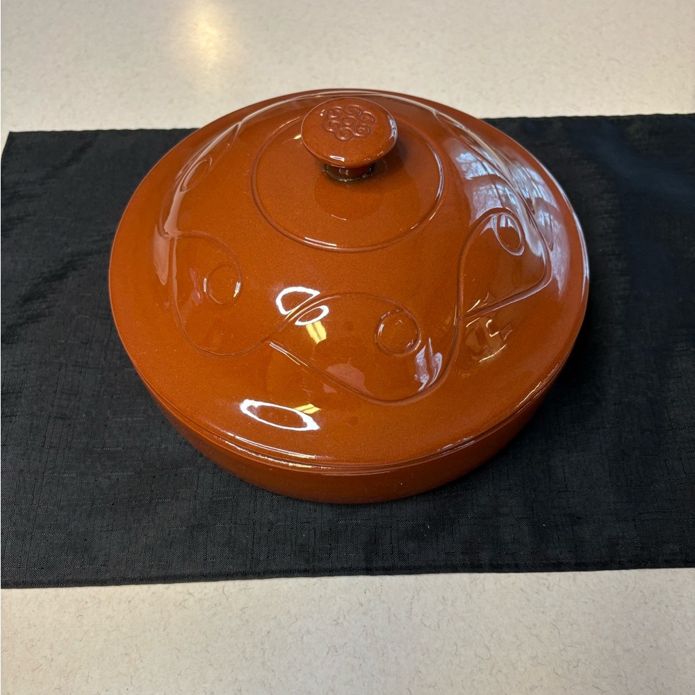 Vintage Wieland Ware Terra Cotta Hot Tortilla Steamer With Lid